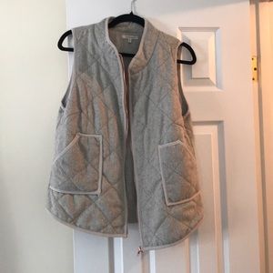 Herringbone quilted vest